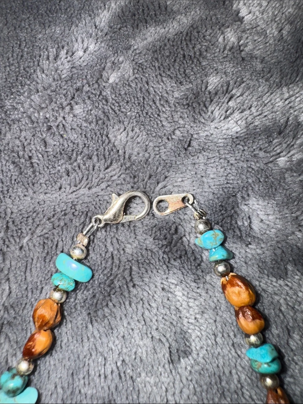 Turquoise and Amber Beaded Bracelet - Women Jewelry